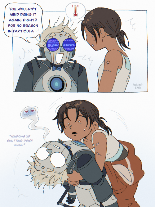 Something Silly For Today. It Was Too Much For His Robo Heart To Handle. XP