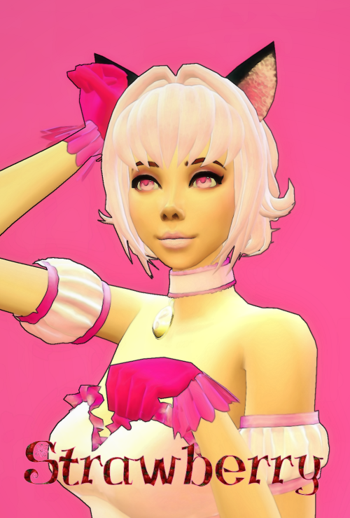 Tokyo Mew Mew Ichigo Momomiya hair pack.A project I’m working on that I don’t know how long it will 