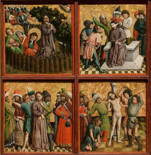 Altarpiece with The Passion of Christ, Master of the Schlägl Altarpiece, c. 1440s, Cleveland Museum 
