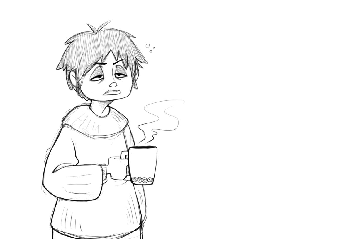 gabitzart:  Art block is hitting hard man..but I just had to do something lolThe