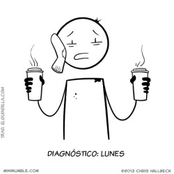 elguindilla:  ¡Maldito lunes! El original AQUÍ 