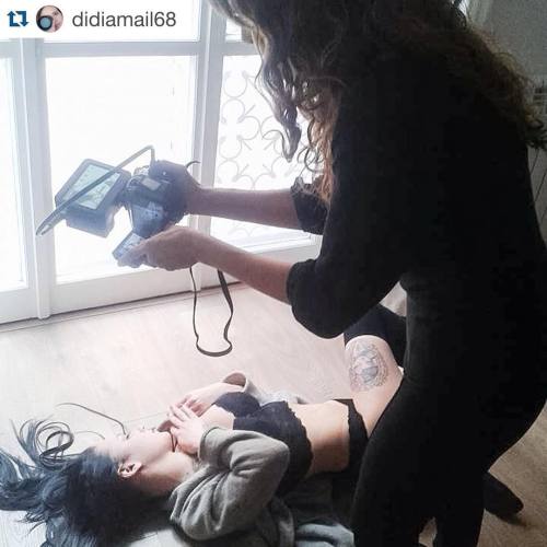 Backstage Thanks @didiamail68 Rome 2016 #Repost #backstage #photoshoot #inkedmodel #altmodel #tattoomodel