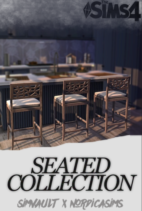 The Seated Collection - Collab with SimVault You can never get enough barstools, right?This set is e