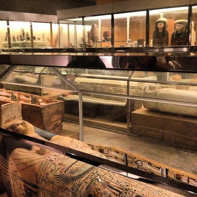 jyl0315:  Room full of mummies #themet #egyptology #mummies