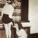 :Female affection in vintage photographs