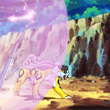 ap-pokemon:  #243 Raikou - Embodies the speed of lightning, with a roar that sounds