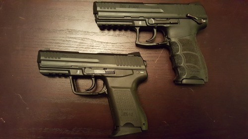 opafginger:dommypls77:libertymints:just-remington:Here’s my HK45C &amp; P30LI want an HK45C so bad, 