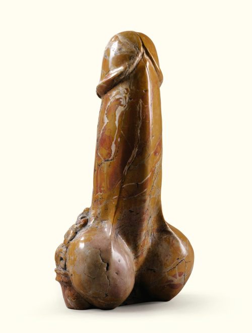 desimonewayland:An Italian veined Verona yellow marble Phallus, in 17th / 18th century styleCollecti