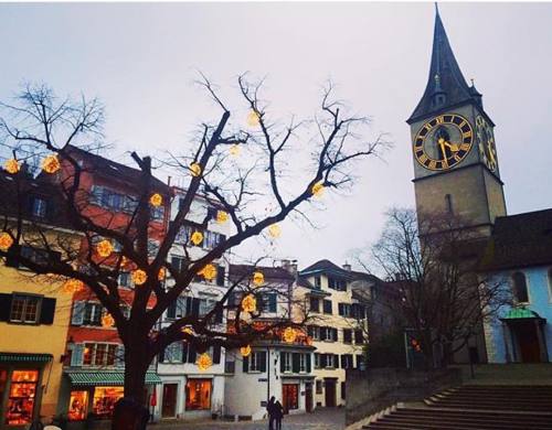#Zurich looking pretty festive! Thanks for tagging #LightUpTheWorld @lizpiano. Light up your favorit