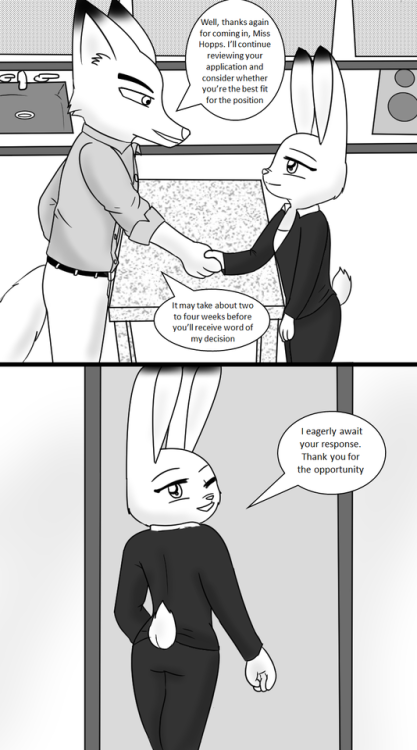  The Application 2 by TheoreticallyEva Comic commission asked by my dear friend @cimar-of-turalis-wi