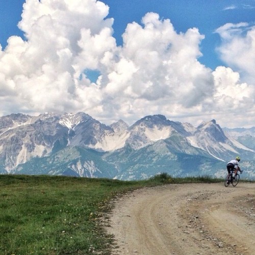 missioncycling: Daydream fodder for Monday from last summer in the Italian Alps. #missioncycling b