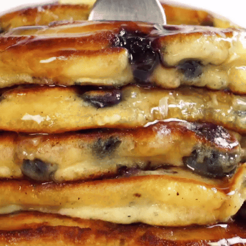 Blueberry Pancakes By Recipe Tin (SOURCE)