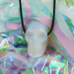 palepastelgoth:  💀 Opal Skull Crystal