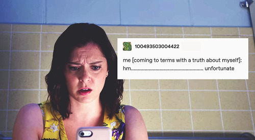 notbang:rebecca bunch + text posts