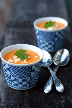 in-my-mouth:  Gingery Sweet Potato Soup