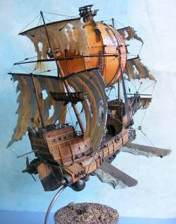 steampunktendencies:  Flying dutchman by