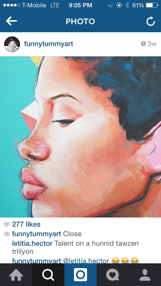 baldheadlilboy:  asyiarhayila:baldheadlilboy:  He’s selling a painting of my face