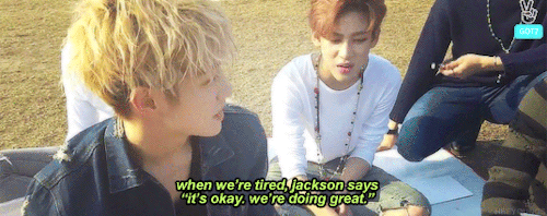 heeyoungs:  loyal, encouraging member - jackson wang