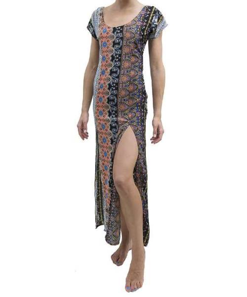 Boho High Slit Dress
