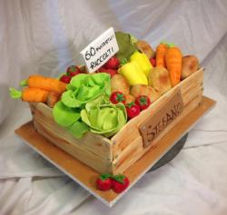 cakedecoratingtopcakes:  Vegetables box by