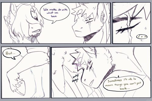 Zosan Doing Some Mourning Together Of Sorts Comic Is Super Rough And The Dialogue Doesn't Make Much Sense