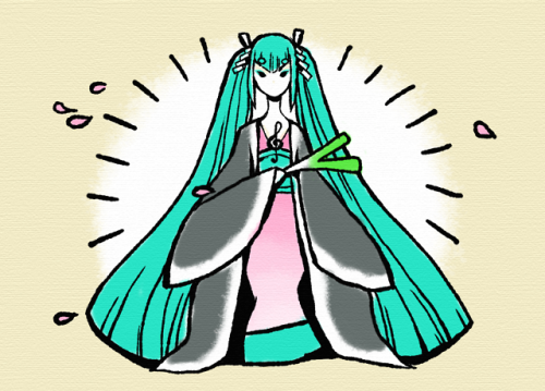 okami style Miku