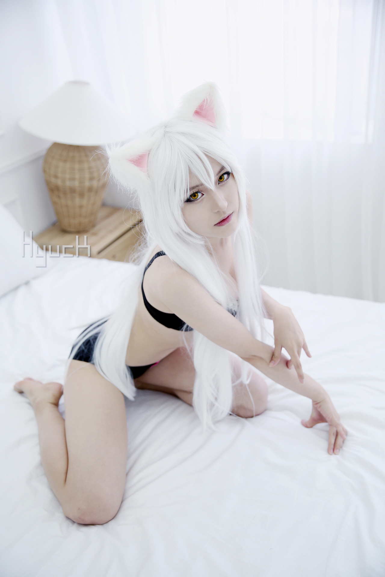 cosplay-soul:  Black Hanekawa | Nekomonogatari 