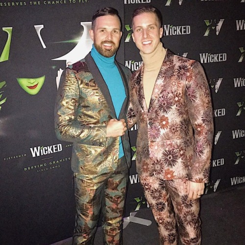 Last night I was incredibly honored and proud to be next to my man @joshdgreen as @wicked_musical ce