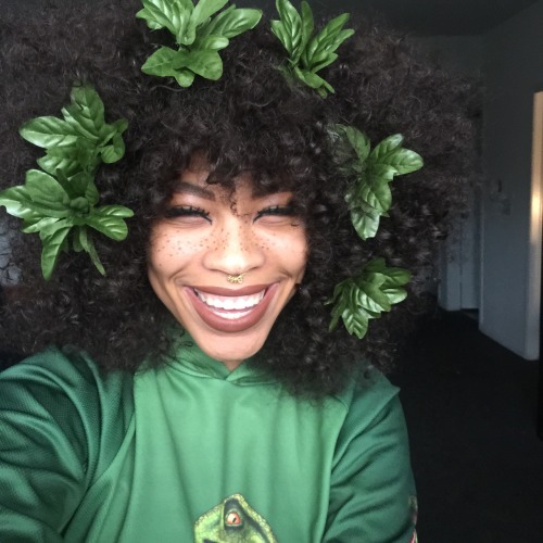 australopithecusrex: kieraplease: Anon: Stop putting flowers in your hair Me: LEAF ME ALONE LOOK AT 