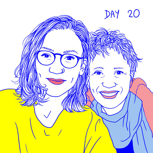 day 20 - justine potin - mum and daughter :)