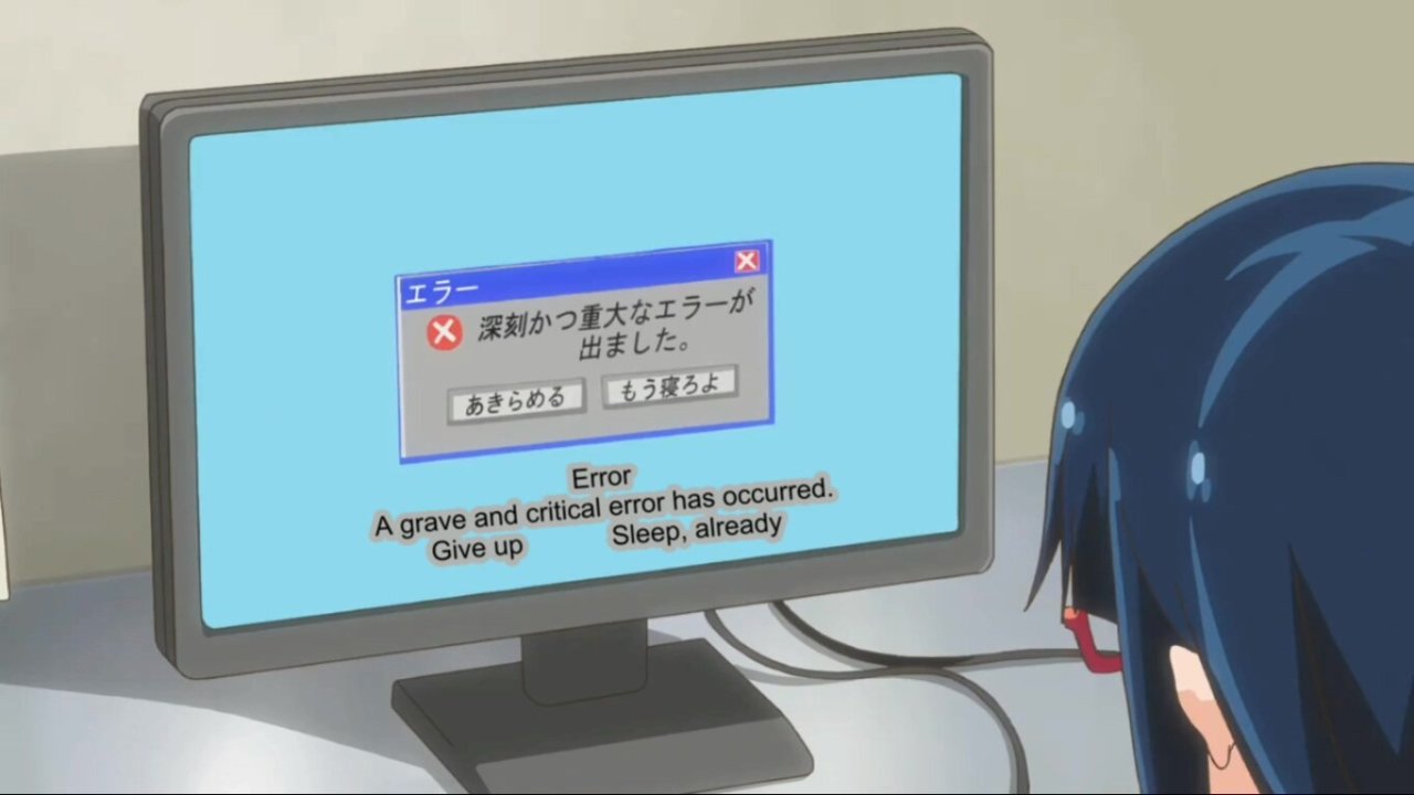 animegif-corner:  &ldquo;Every Digital Artist will understand…&rdquo; Anime: Denki-gai