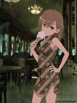 crazymysterychase:  Misaka Mikoto - Batik