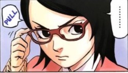 naru-news:  Uchiha Sarada  She looks more pretty and calm in the movie