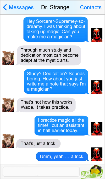 textsfromsuperheroes: Texts From SuperheroesFacebook | Twitter | Patreon