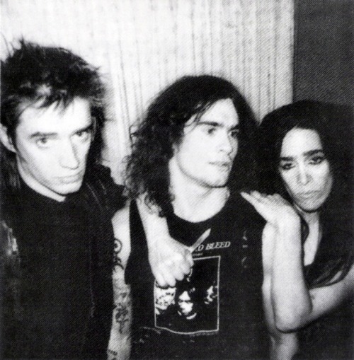 post-punker:
“Blixa Bargeld of Einstürzende Neubauten, Henry Rollins of Black Flag and Diamanda Galás, 1985
”