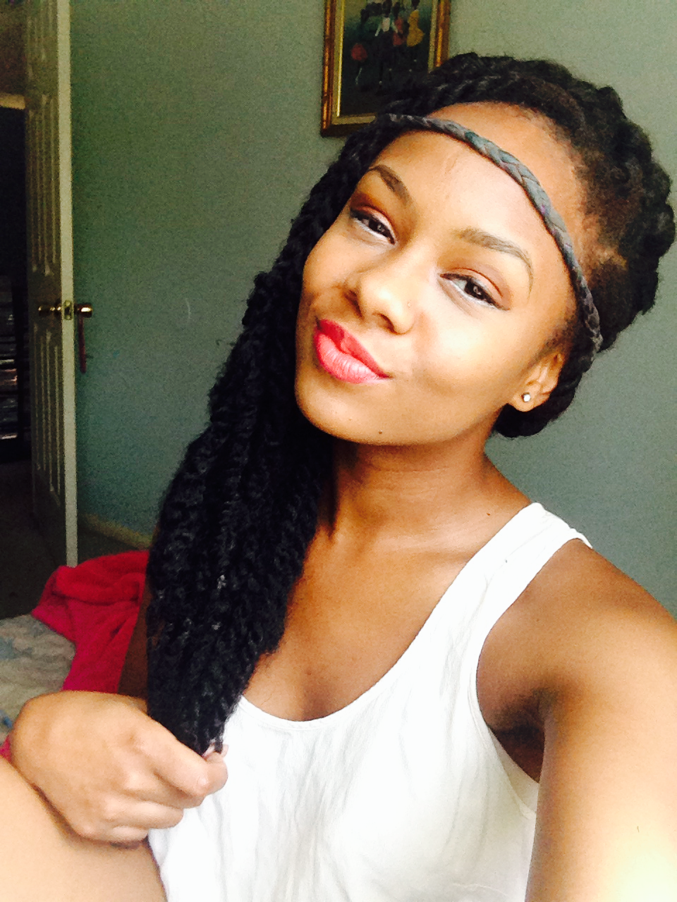 keepthepeaceup:  6 selfies and different hairstyles lol 😊  I’m just gonna tag