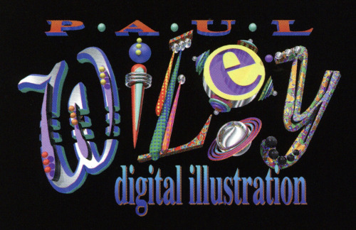 y2kaestheticinstitute:Collection of works by digital artist Paul Wiley, scanned from various issues 