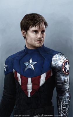 weaver-of-night:  okay but what if MCU Bucky Cap tho (his uniform is based off of this one he wore in the comics if you’re interested)