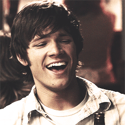 ipreferthemgay:Requested by kaztielwinchester: 6 gifs of SPN boys laughing/smiling + sad twist cause