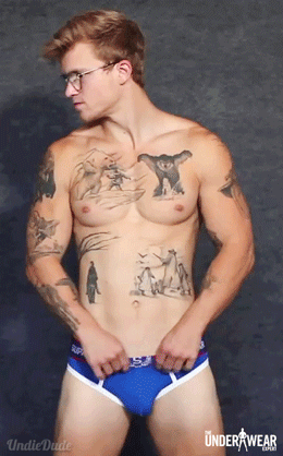 undiedude:  Zach Bohmer wearing Supawear for the Underwear Expert