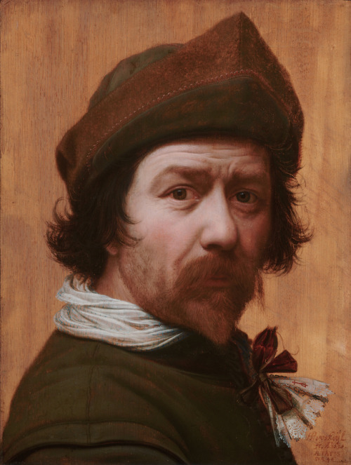 Self-Portrait, Huijgh Pietersz. Voskuijl, 1638