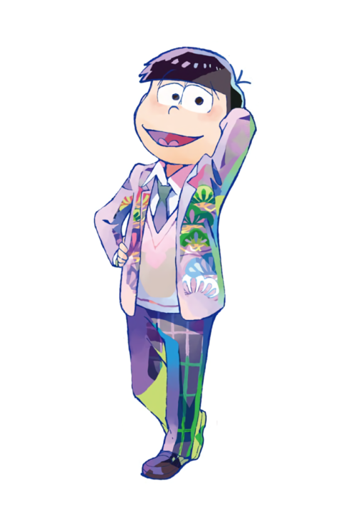 osomatsu-fan:  Eiga no Osomatsu-San: Pale Tone Series - Deka Acrylic Stands from Contents Seed