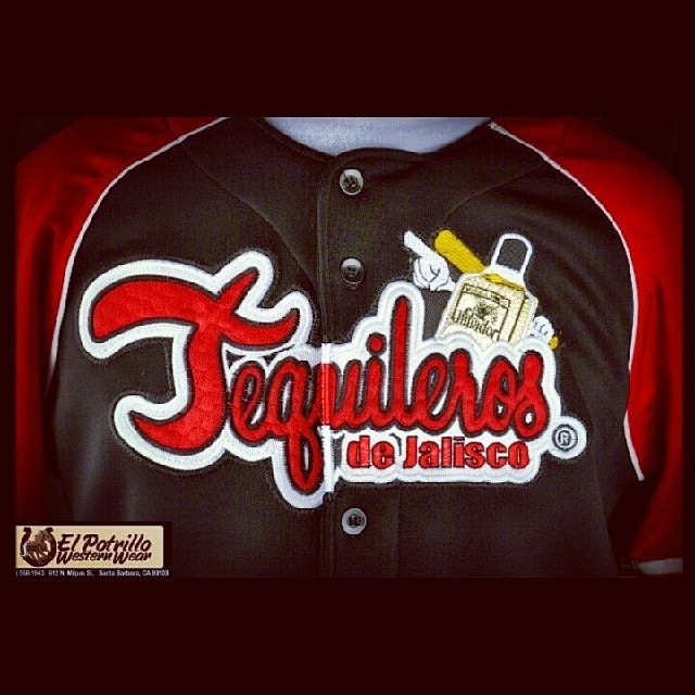 los tequileros de jalisco baseball team jersey