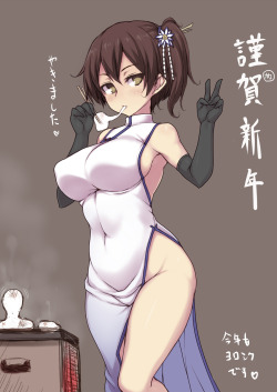 fuckyeahtenryuu:  #Kaga #KanColle 