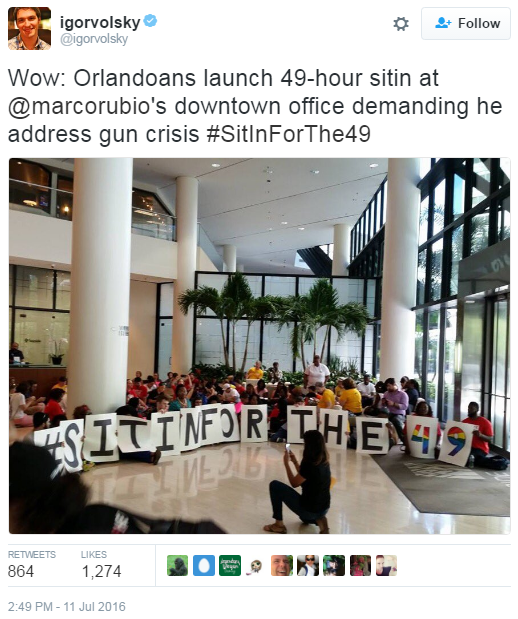 iwriteaboutfeminism:  Activists in Florida have begun what is planned to be a 49-hour