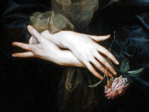 die-rosastrasse - ❀ Hands with flowers - Anthony van Dyck ❀