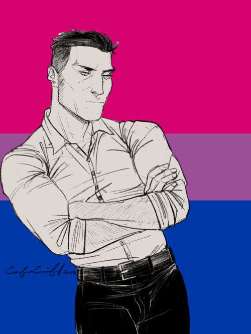 ko-fi commission for @fuckinghardhat (@ AssortedAra on twitter) of their oc Richard