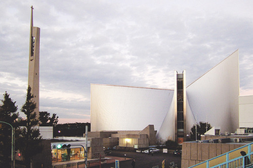 St Mary’s Cathedral. Kenzo Tange. Tokyo, Japan. November 2012.