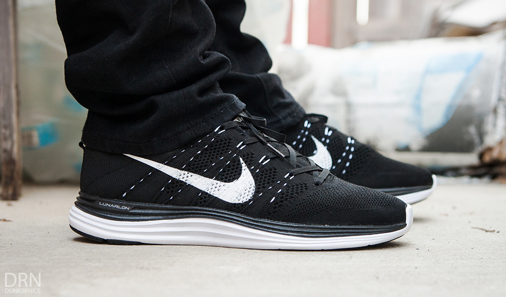 Nike Flyknit Lunar 1+ - Black/White – Sweetsoles Sneakers, kicks and trainers.