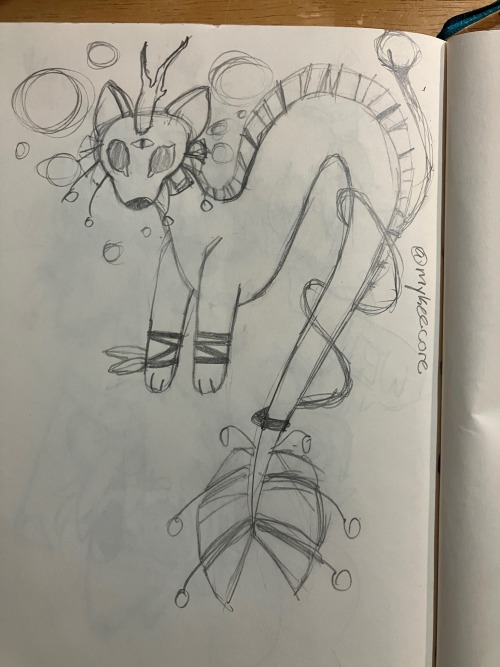 First Art Post :D Just Some Random Creecher!!! Idk Any Lore Behind Them Yet But They Look Cool :0